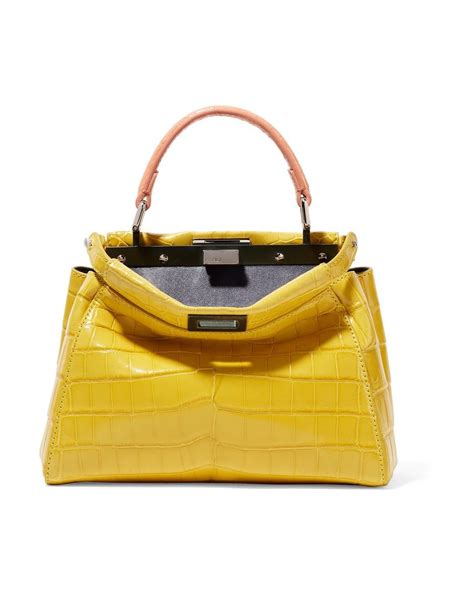 fendi yellow peekaboo|fendi peekaboo price.